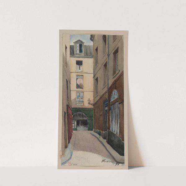 Rue Eginhard (1897) by F. Séguin