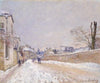 Rue Eugène Moussoir at Moret; Winter (1891)