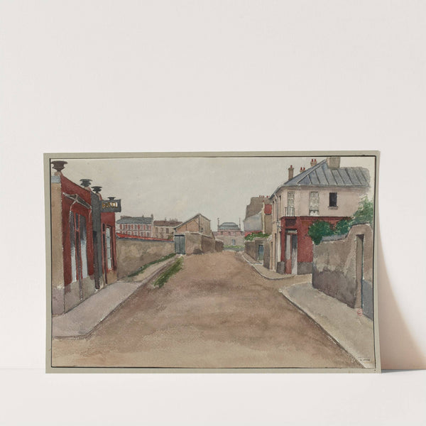 Rue Fizeau (anciennement rue de Nice la Frontière) (1896) by F. Séguin