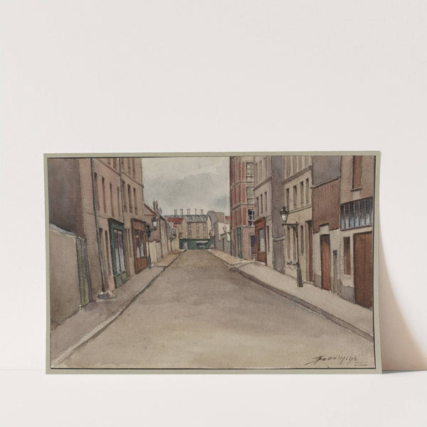 Rue Franquet (1896) by F. Séguin