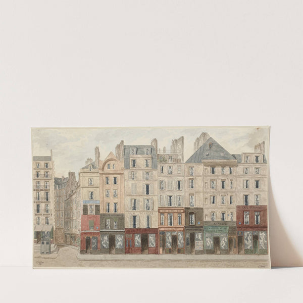 Rue Galande Nº1 à 13, 5ème arrondissement by Jules Gaildrau