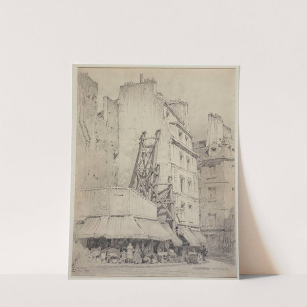 Rue Galande, rue Saint-Jacques by Ferdinand Boberg