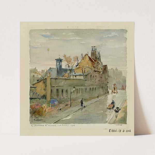 Rue Geoffroy-Saint-Hilaire (la Pitié) (1908) by Réné Leverd