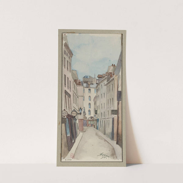 Rue Gît le Cœur (1895) by F. Séguin