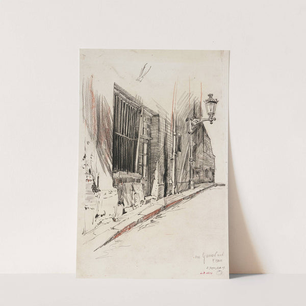 Rue Grenier sur l’Eau by Charles Jouas