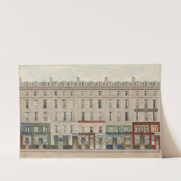 Rue Jean-Jacques Rousseau du nº32 à 40, 1er arrondissement by Jules Gaildrau