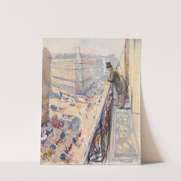 Rue Lafayette (1891) by Edvard Munch