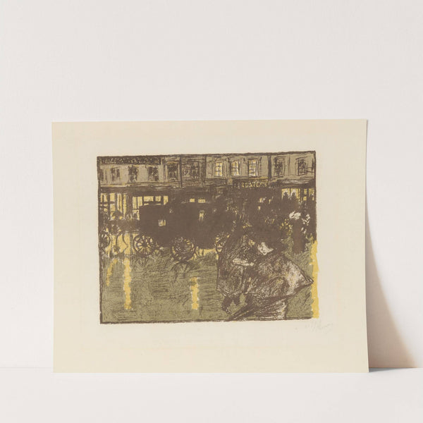 Rue, le soir, sous la pluie (1899) by Pierre Bonnard