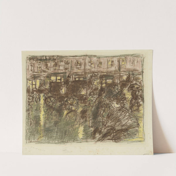 Rue le soir sous la pluie (1899) by Pierre Bonnard