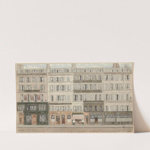 Rue Léon-Cladel (ancienne rue Joquelet) nº7 à 13, 2ème arrondissement by Jules Gaildrau