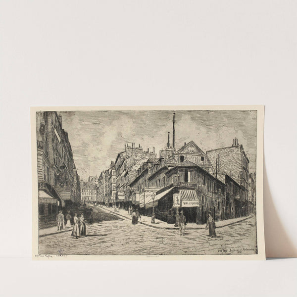 Rue Lepic à Montmartre (19th Century) by Pierre-Marcel Roy