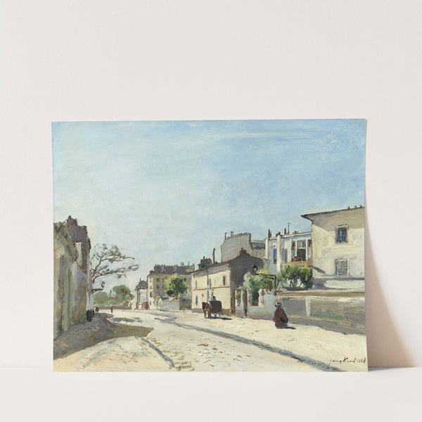 Rue Nôtre-Dame, Paris by Johan Barthold Jongkind