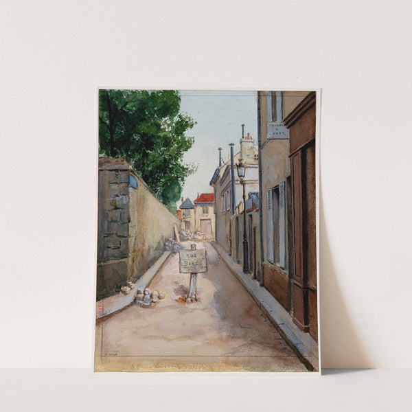 Rue Olivier de Serres, prise de la rue Marmontel à Vaugirard 2me tronçon (1896) by F. Séguin