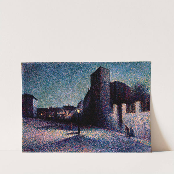 Rue Ravignan, Paris (1893) by Maximilien Luce