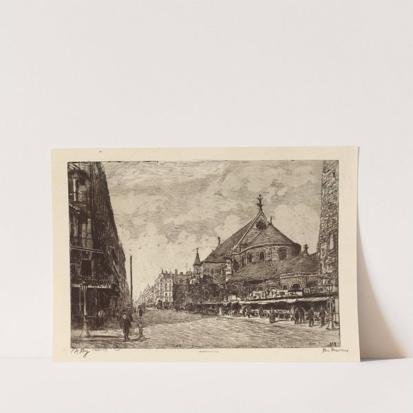 Rue Réaumur – Abside de Saint-Martin-des-Champs (19th Century) by Pierre-Marcel Roy