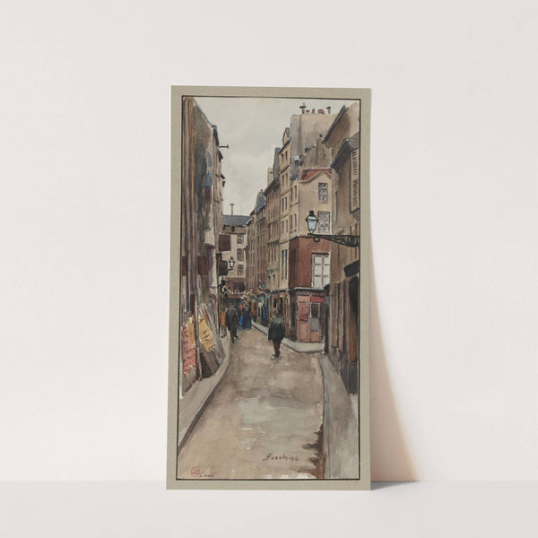 Rue Simon Lefranc, donnant rue Saint Martin et rue du Temple (1896) by F. Séguin