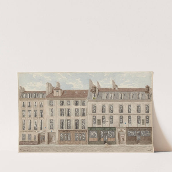 Rue Thévenot nº14 à 18 (actuelle rue Réaumur), 3ème arrondissement by Jules Gaildrau