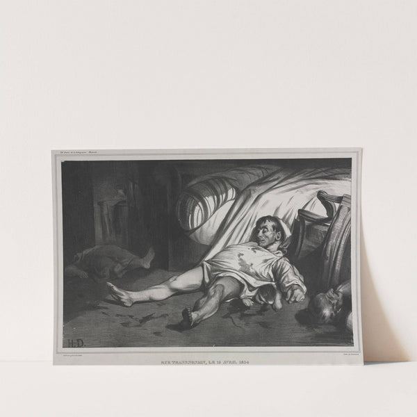 Rue Transnonain, April 15, 1834 (1834) by Honoré Daumier
