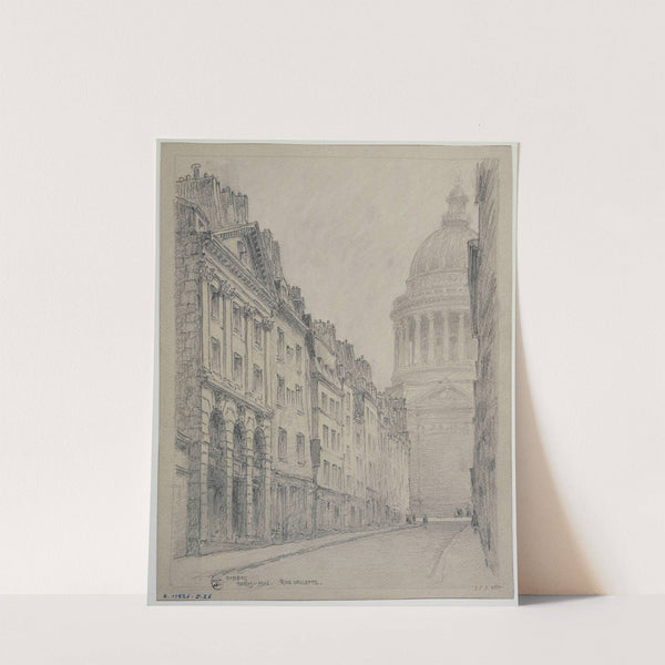 Rue Valette et le Panthéon by Ferdinand Boberg