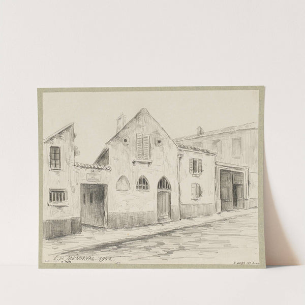 Ruelle des Reculettes (1902) by Eugène de Ménorval