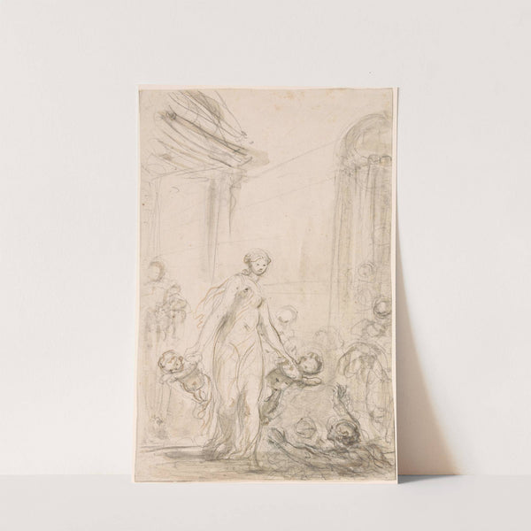 Ruggiero and Alcina at the Bath by Jean-Honoré Fragonard