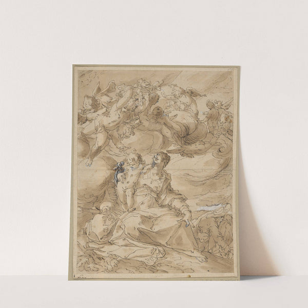 Ruhe auf der Flucht nach Ägypten by Gerrit Pietersz