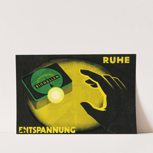 Ruhe, Entspannung (1910-1950)