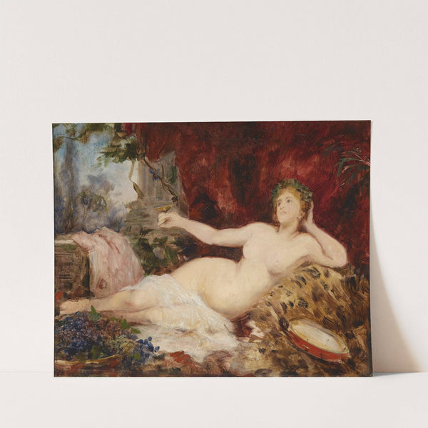 Ruhende Bacchantin by Hans Makart