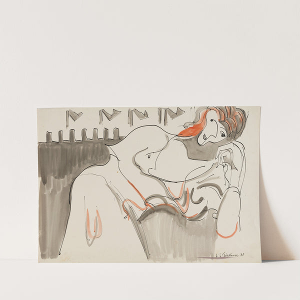 Ruhende Frau (1930) by Ernst Ludwig Kirchner