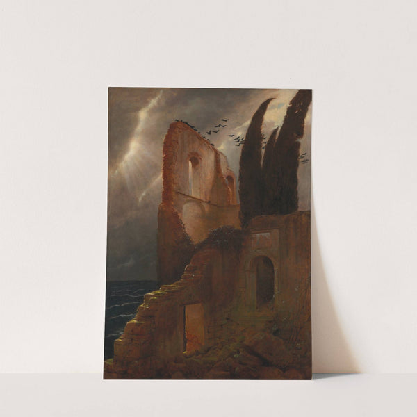 Ruin by the Sea (1881) by Arnold Böcklin