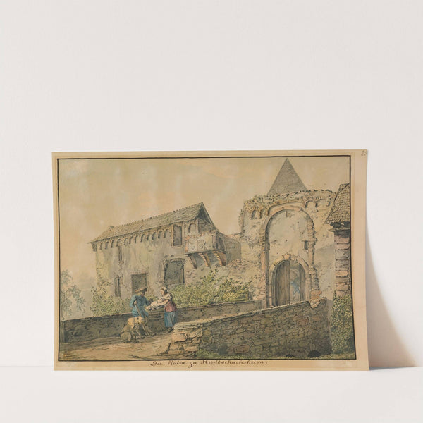 Ruin of the Tiefburg at Handschuhsheim by Carl Philipp Fohr