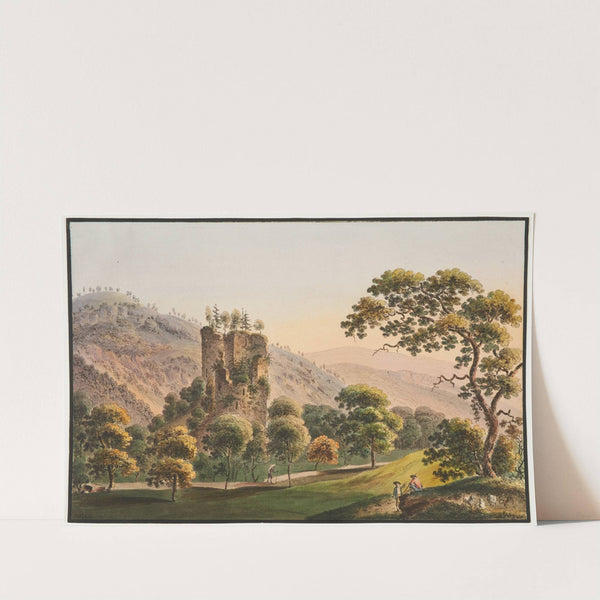 Ruine d’Unspunne prés d’Jnterlaken by Jakob Samuel Weibel