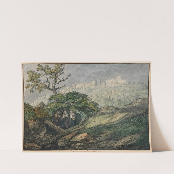 Ruine Frankenstein, Winter by Carl Philipp Fohr