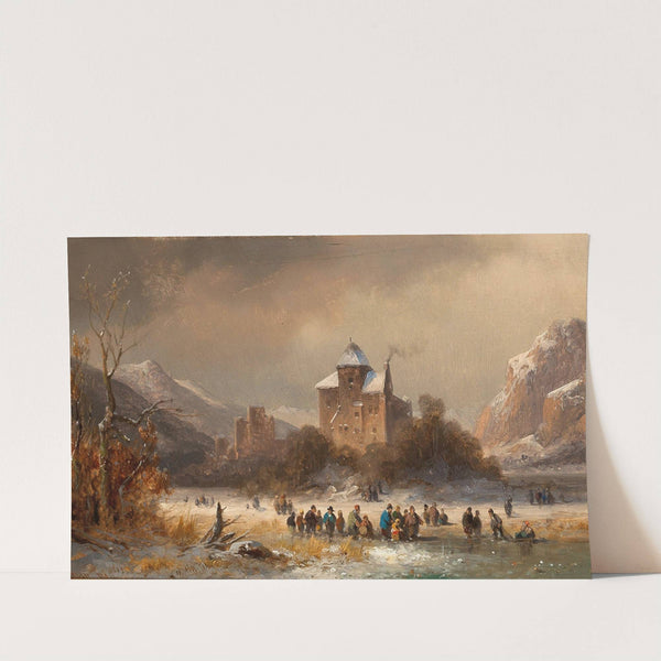 Ruine Kropfsberg und Schloß Lichtwert by Anton Doll