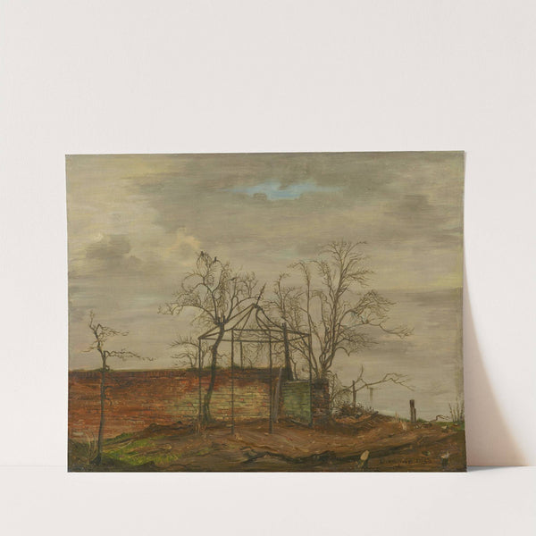 Ruine und kahle Bäume (1930) by Theo Champion