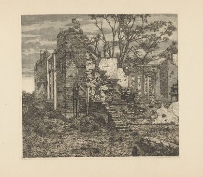 Ruïne van een huis (1911 - 1942) — size preview