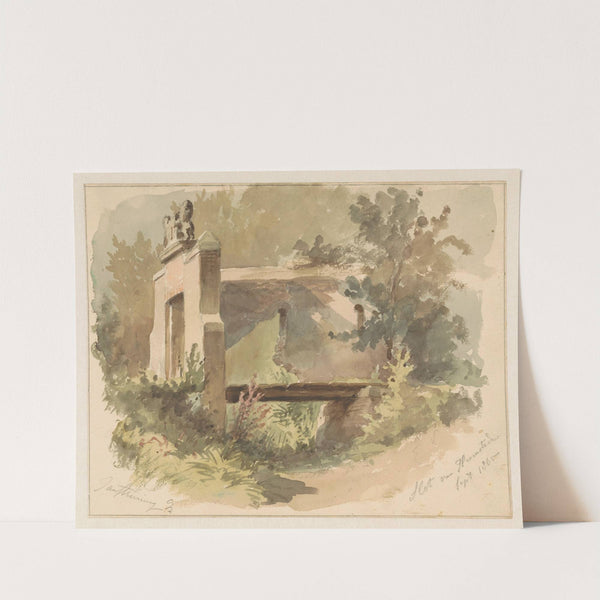 Ruïne van het slot van Heemstede by Jan Striening