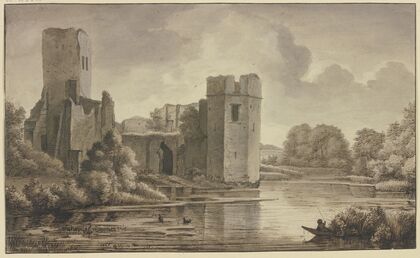 Ruine von Schloss Honingen in Kralingen bei Rotterdam