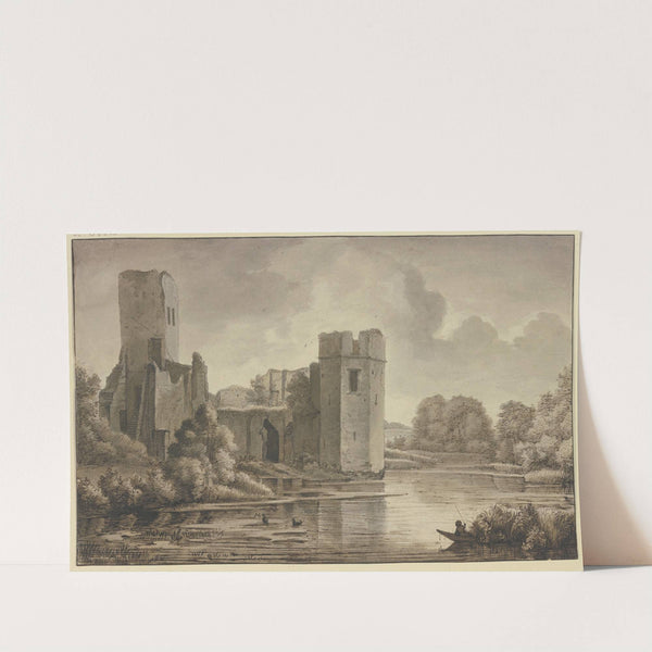 Ruine von Schloss Honingen in Kralingen bei Rotterdam by Jacob Esselens