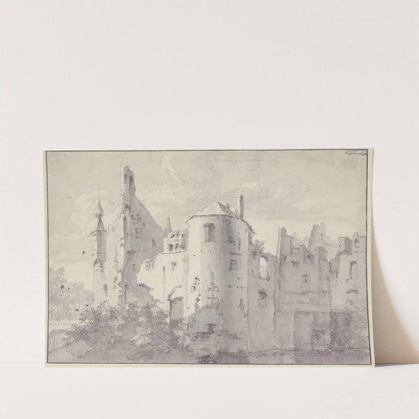 Ruine von Schloss Waardenburg by Roelant Roghman