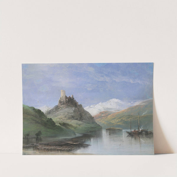 Ruined Castle on the Banks of the Rhine by Henry Bright