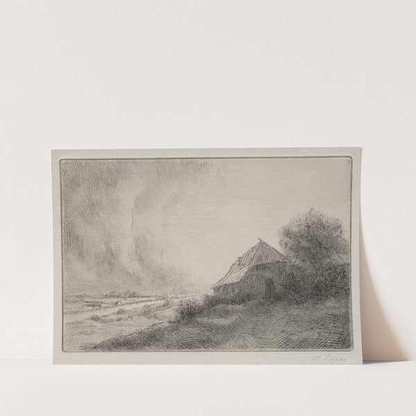 Ruined House on a Hillside (c. 1857–1911) by Alphonse Legros