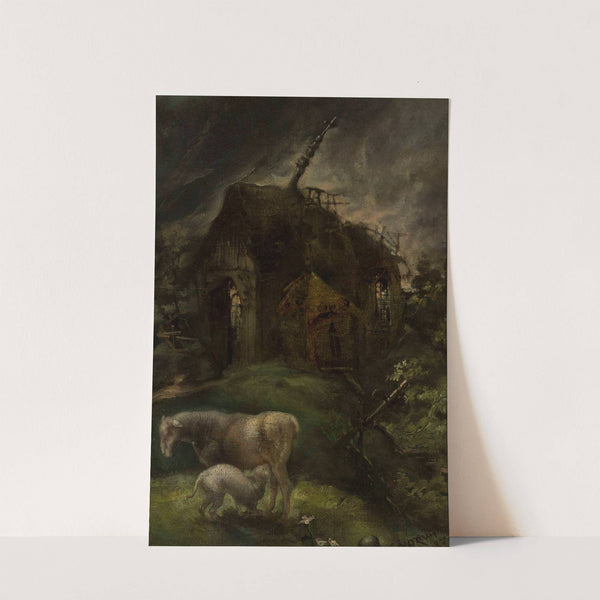 Ruined shrine (1870) by Cyprian Kamil Norwid