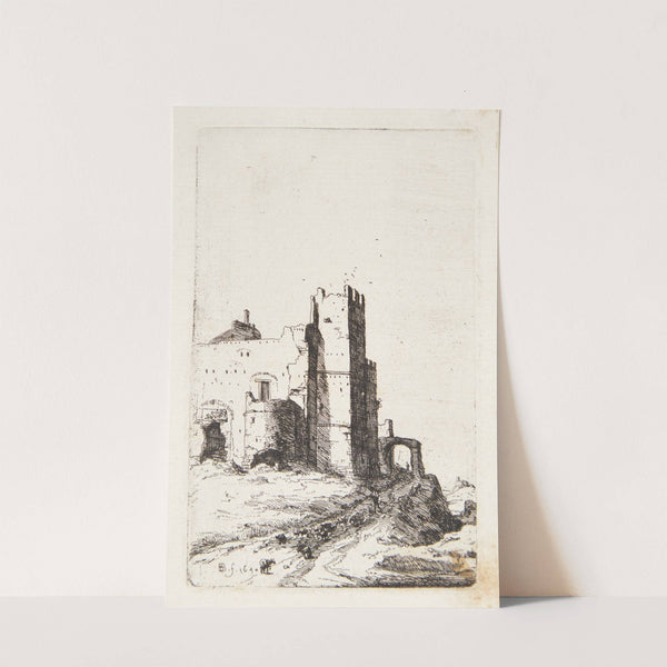 Ruiner i Leoni nær Frascati by Bartholomeus Breenbergh