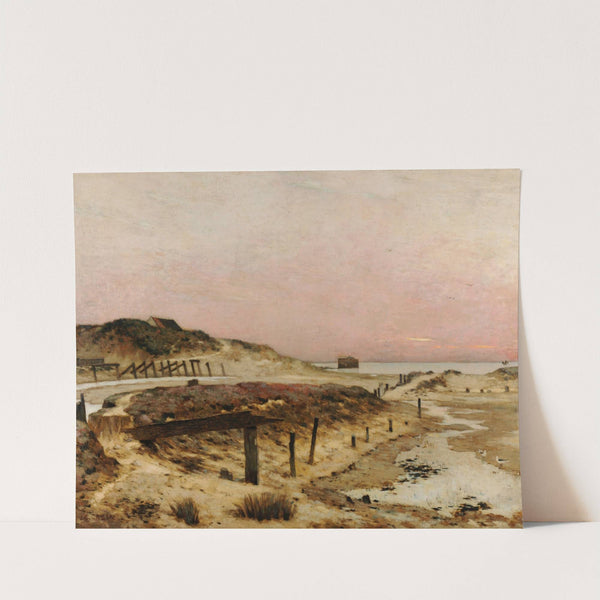 Ruines de l’ancien port de Wimereux (1896) by Jean Charles Cazin