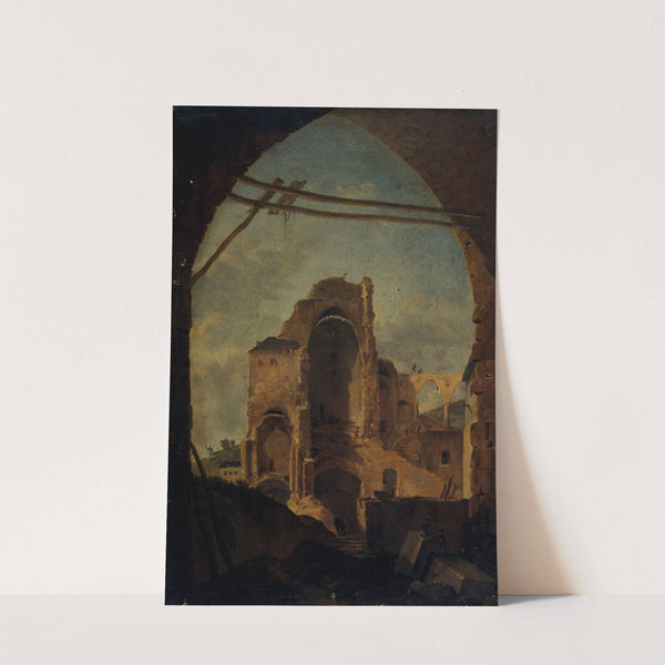 Ruines de l'ancienne abbaye de Montmartre, dite abbaye d'en bas by Félicie Tiger