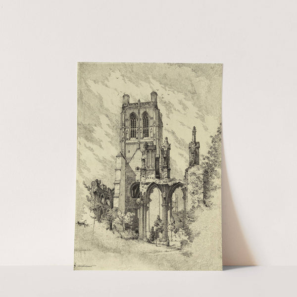 Ruines d'église by Louis Bonnier