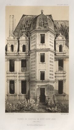 Ruines Du Château De Mont-Saint-Jean (Saône et Loire) (1860) — size preview
