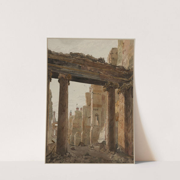 Ruines du Palais de Saint-Cloud en 1871 (1871) by Richard Phené Spiers