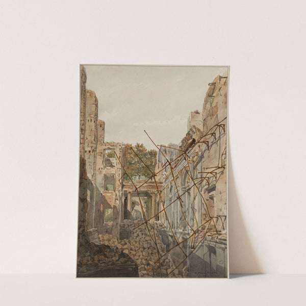 Ruines du Palais de Saint-Cloud en 1871. (1871) by Richard Phené Spiers